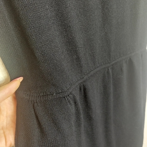 St. John evening Santana knit sleeveless elastic waist pencil dress sz 2 - Picture 5 of 9